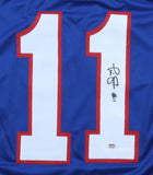 Phil Simms Signed New York Giants Jersey (PSA) 2xSuper Bowl Champion Q.B.