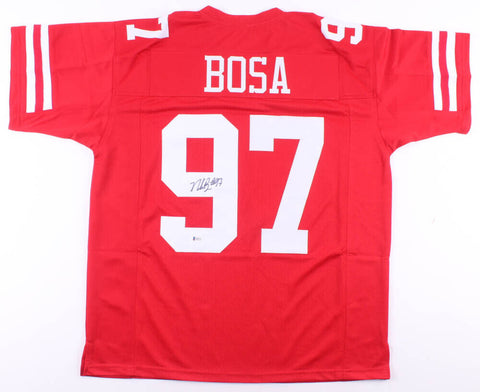 Nick Bosa Signed 49ers Jersey (Beckett COA) 2019 San Francisco 1st Rd Pick #2