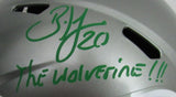 Brian Dawkins HOF Signed Eagles Full Size Flash Replica Helmet Beckett 165096