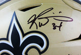 Ricky Williams Autographed NO Saints F/S SpeedFlex Helmet w/Stats - JSA W Auth