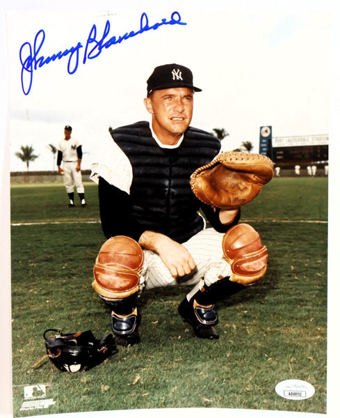 Johnny Blanchard Autographed 8x10 Photograph (JSA COA)