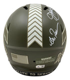 Kelly Thomas Reed Signed Bills FS Salute To Service Replica Speed Helmet BAS ITP