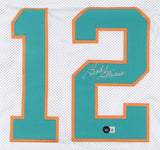 Bob Griese Signed Miami Dolphins Jersey (Beckett) 2xSuper Bowl Champ VII & VIII