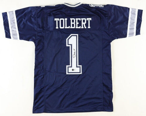 Jalen Tolbert Signed Dallas Cowboys Jersey (Beckett) Wide Receivers New Number