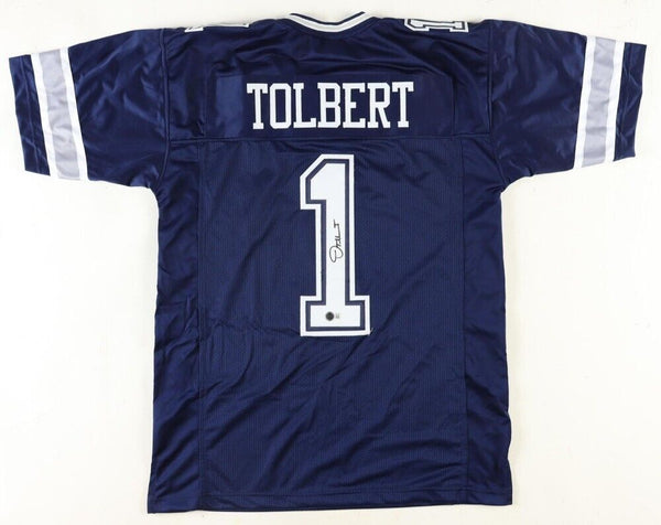 Jalen Tolbert Signed Dallas Cowboys Jersey (Beckett) Wide Receivers New Number