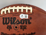 Ray Nitschke Autographed NFL Leather Game Football Packers To Chris Beckett
