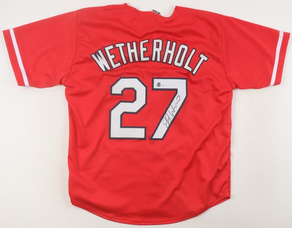 J J Wetherholt Signed St. Louis Cardinals Jersey (Beckett) 2025 Rookie/ 2nd Base