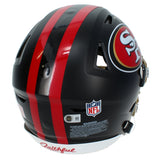 De'Zuan Stribling Autographed 49ers Black Rivalries Speedflex Helmet Beckett