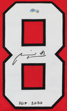 Marian Hossa "HOF 2020" Authentic Signed Red Pro Style Jersey BAS Wit #WV45042