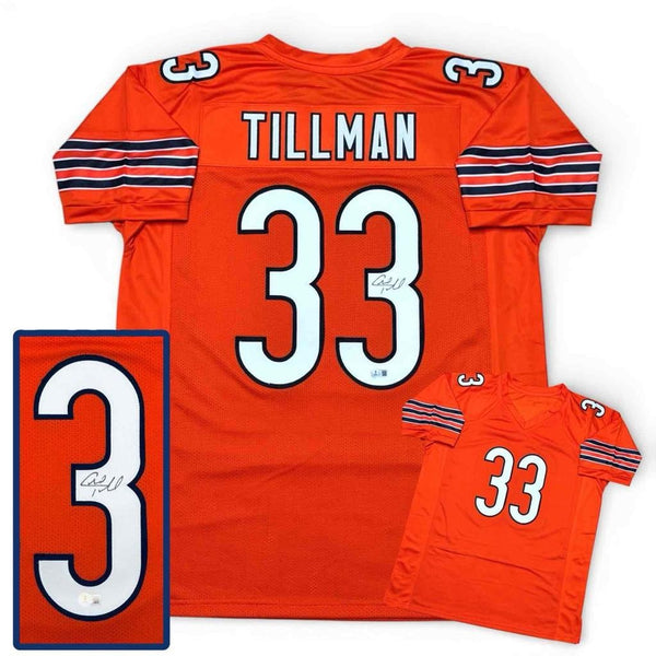 Charles Tillman Autographed Jersey - Orange - Beckett Authenticated
