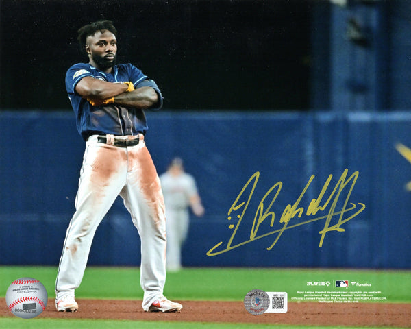 Randy Arozarena Autographed Tampa Rays 8x10 Photo Beckett Witnessed