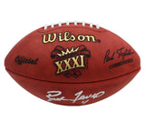 Brett Favre Signed Green Bay Packers Wilson Authentic Super Bowl 31 NFL Football