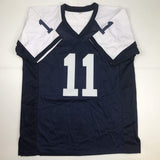 Autographed/Signed Danny White Dallas Thanksgiving Day Football Jersey JSA COA