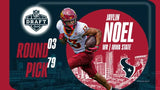 Jaylin Noel Signed Houston Texans Jersey (JSA) Ex-Iowa State Cyclones Receiver