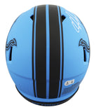 Lions Calvin Johnson Signed Rave Full Size Speed Proline Helmet BAS Witnessed