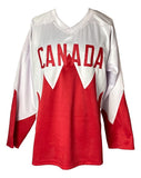 Phil Esposito Canada Signed White Hockey Jersey 717 G Inscribed Sports Integrity