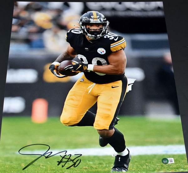 JAYLEN WARREN AUTOGRAPHED PITTSBURGH STEELERS 16x20 PHOTO BECKETT