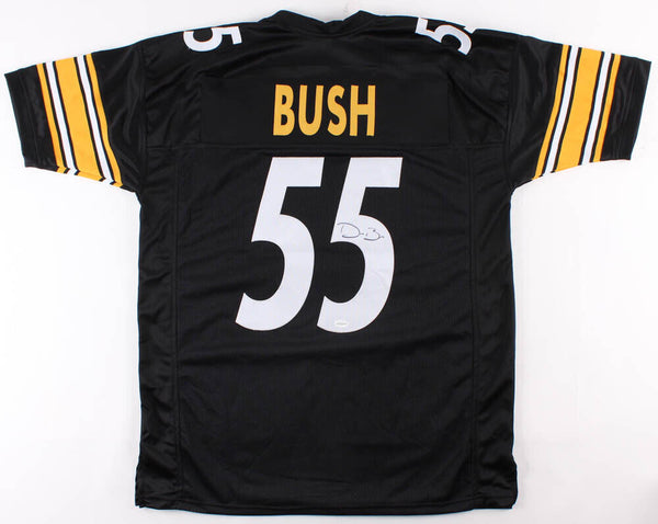Devin Bush Signed Pittsburgh Pittsburgh Steelers Black Jersey (TSE Hologram)
