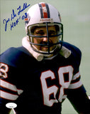 Joe DeLamielleure HOF Buffalo Bills Signed/Inscribed 8x10 Photo JSA 161095