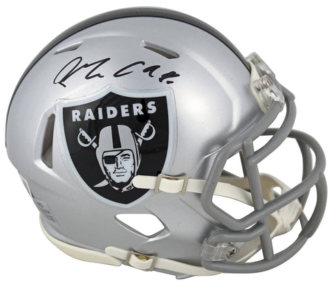 Raiders Maxx Crosby Authentic Signed Speed Mini Helmet Autographed BAS