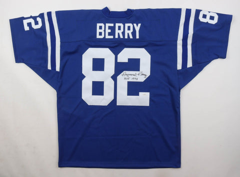 Raymond Berry Baltimore Colts Signed Jersey (JSA COA) 2x NFL Champion 1958-1959