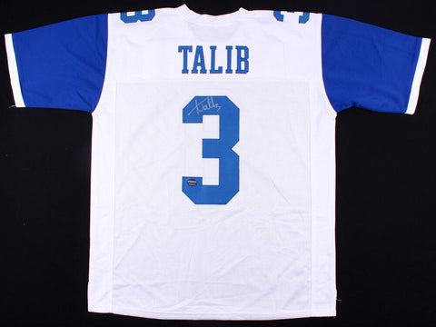 Aqib Talib Signed Kansas Jayhawks Jersey (Prova COA) Broncos & Rams Pro Bowl DB