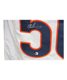 Mike Singletary Autographed/Signed Pro Style White Jersey Beckett 41179