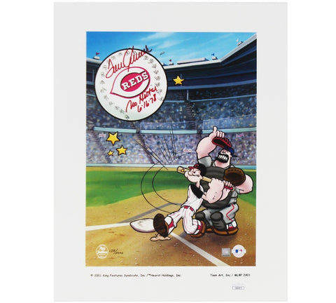 Tom Seaver Signed Cincinnati Reds Unframed 11x14 Popeye MLB Photo - No Hitter