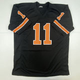 Autographed/Signed Terry Baker Heisman 62 Oregon State Black Jersey PSA/DNA COA