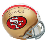 Joe Montana Signed 49ers Proline Authentic NFL Helmet - "I left my heart in SF"