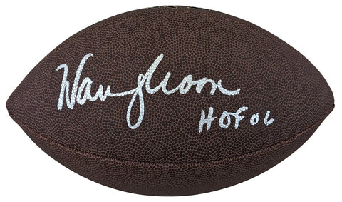 Oilers Warren Moon "HOF 06" Signed Wilson Super Grip Nfl Football BAS Witnessed