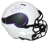 Randy Moss Autographed Minnesota Vikings F/S Lunar Helmet BAS 40228