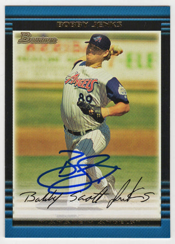 Bobby Jenks Autographed 2002 Bowman Rookie Baseball Card #400 - (SCHWARTZ COA)
