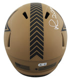 Cowboys Michael Irvin Signed STS II Full Size Speed Rep Helmet W/ Case BAS Wit