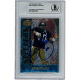 Kordell Stewart Autographed 95 Bowmans Best #60 Slab Trading Card Beckett 52800
