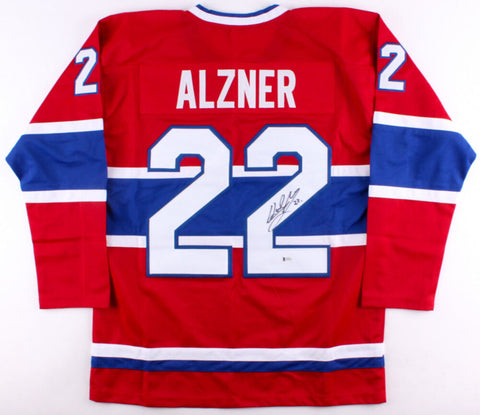 Karl Alzner Signed Montreal Canadiens Jersey (Beckett COA) 1st Round Pick 2007