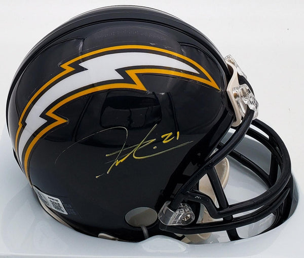 Ladainian Tomlinson Signed Los Angeles Chargers/ San Diego Throwback Mini Helmet