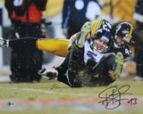 Troy Polamalu Signed/Autographed 16x20 Photo Pittsburgh Steelers Beckett 195319