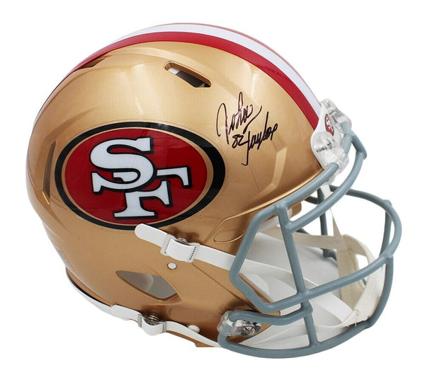 John Taylor Signed San Francisco 49ers Speed Authentic NFL Helmet