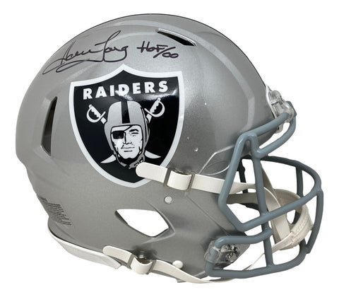 Howie Long Signed Oakland Raiders FS Authentic Speed Helmet HOF 00 BAS