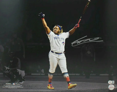 Vladimir Guerrero Jr Toronto Blue Jays Signed 16x20 Spotlight Photo BAS
