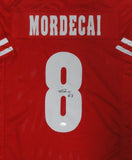 Badgers QB TANNER MORDECAI Signed Custom Replica Wisconsin Red Jersey AUTO - JSA