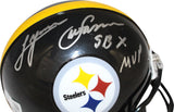 Lynn Swann Autographed Pittsburgh Steelers VSR4 Mini Helmet Beckett 40816
