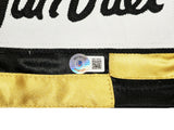 FLOYD MAYWEATHER JR. AUTOGRAPHED BLACK & GOLD BOXING TRUNKS BECKETT 221640