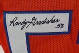Randy Gradishar Autographed Broncos Custom Jersey w/ 2 Inscriptions RMM COA