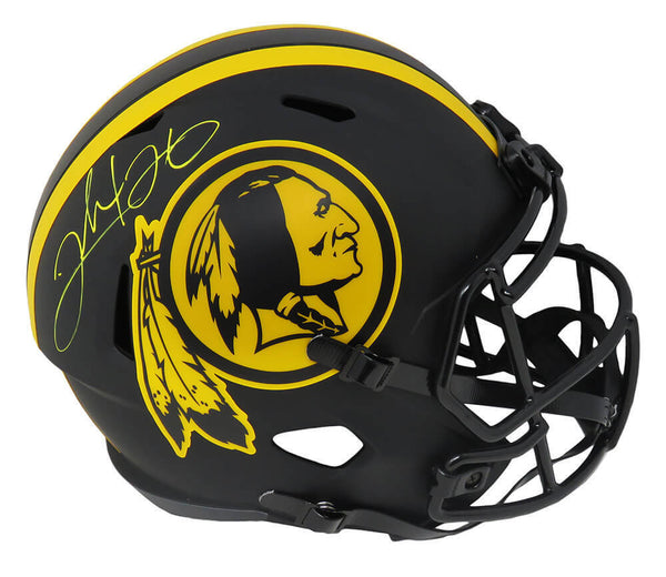 Clinton Portis Signed REDSKINS Eclipse Matte Riddell F/S Speed Rep Helmet - SS