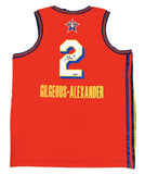 Shai Gilgeous-Alexander Autographed OKC 2025 All Star Jersey Panini LE 50