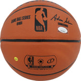 Joe Dumars Autographed/Signed Detroit Pistons Basketball JSA 46410