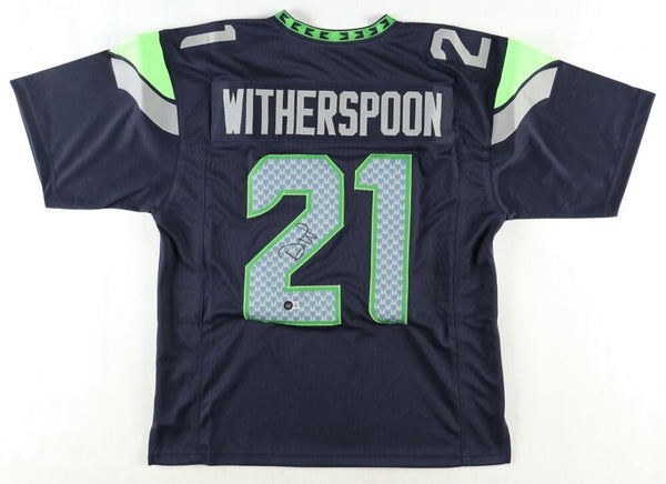 Devon Witherspoon Signed Seattle Seahawks Jersey (Beckett) 2023 1st Round Pck DB