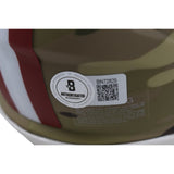 Fred Warner Autographed San Francisco 49ers Camo Mini Helmet Beckett 49546